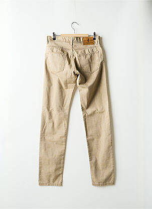 Pantalon droit stretch taille normale beige MCS homme