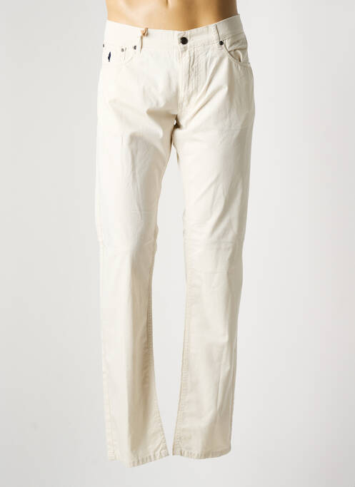 Pantalon droit beige MCS pour homme