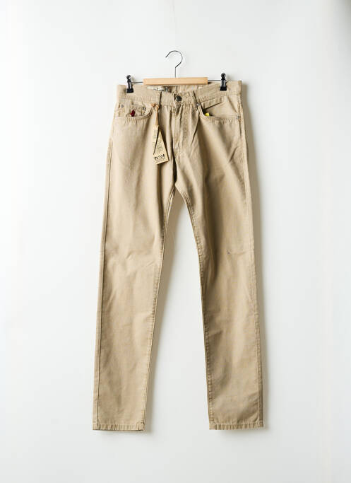 Pantalon droit beige MCS pour homme