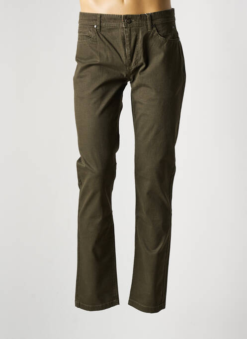 Pantalon droit vert OLLYGAN pour homme