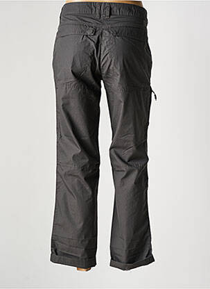 Pantalon droit tissage popeline taille normale gris TRESPASS femme