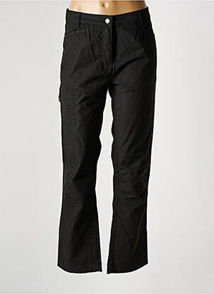 Pantalon droit tissage popeline taille normale noir TRESPASS femme
