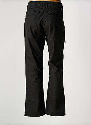 Pantalon droit tissage popeline taille normale noir TRESPASS femme
