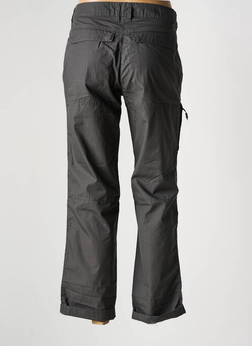 Pantalon droit tissage popeline taille normale gris TRESPASS femme