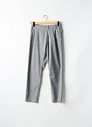 Pantalon 7/8 taille haute taille haute gris REIKO femme