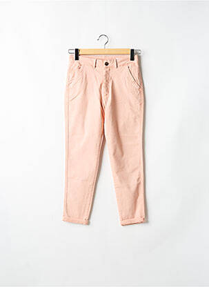 Pantalon 7/8 stretch taille normale rose REIKO femme