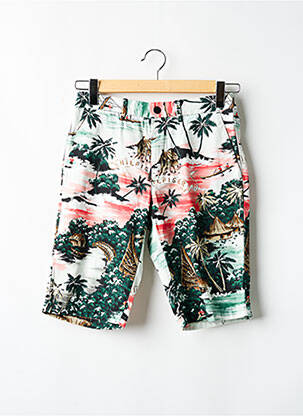 Bermuda taille élastique taille normale blanc TOMMY HILFIGER homme