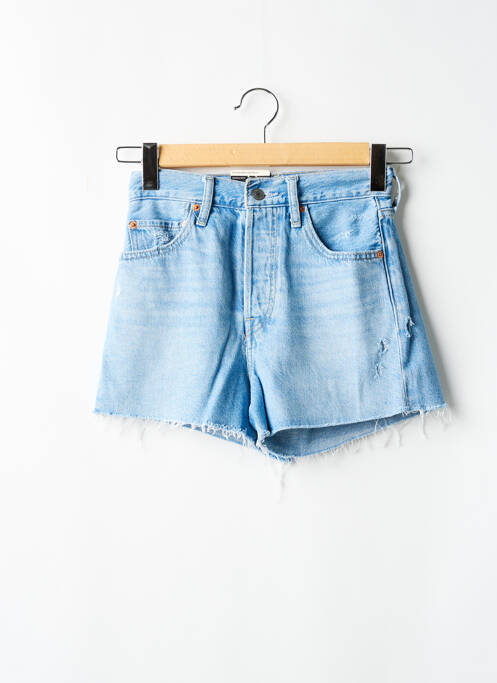 Short bleu LEVIS pour femme