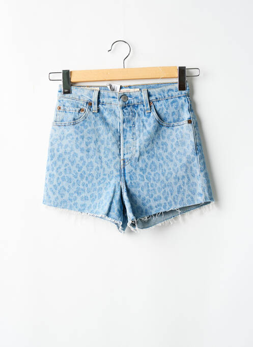 Short bleu LEVIS pour femme