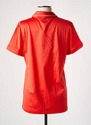 Polo stretch manches courtes orange MONTAGUT femme