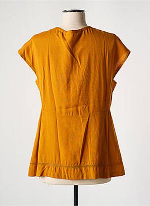 Blouse manches courtes manches courtes jaune COMPTOIR DES COTONNIERS femme