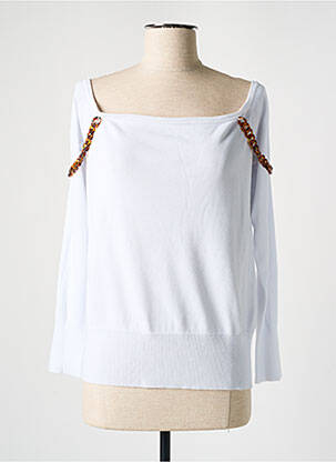Pull stretch manches longues blanc RODIER femme