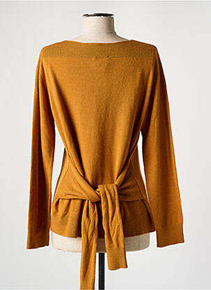 Pull stretch manches longues jaune RODIER femme