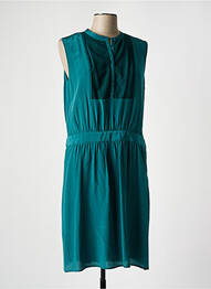 Robe mi-longue coupe fluide sans manche vert COMPTOIR DES COTONNIERS femme