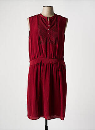 Robe mi-longue sans manche sans manche rouge COMPTOIR DES COTONNIERS femme