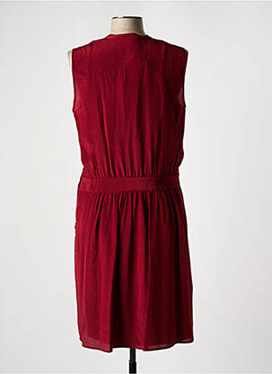 Robe mi-longue coupe fluide sans manche rouge COMPTOIR DES COTONNIERS femme