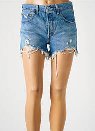Short tissage denim taille normale bleu LEVIS femme