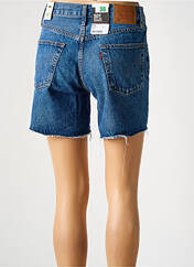 Short bleu LEVIS pour femme seconde vue