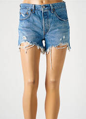 Short bleu LEVIS pour femme seconde vue