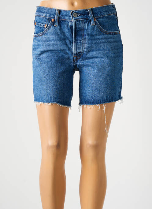 Short bleu LEVIS pour femme