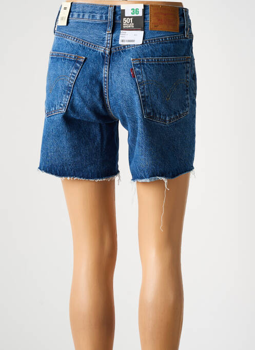 Short bleu LEVIS pour femme