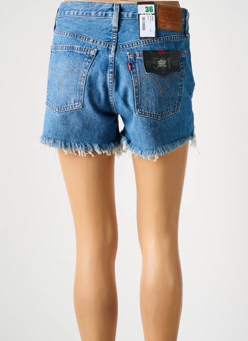 Short bleu LEVIS pour femme