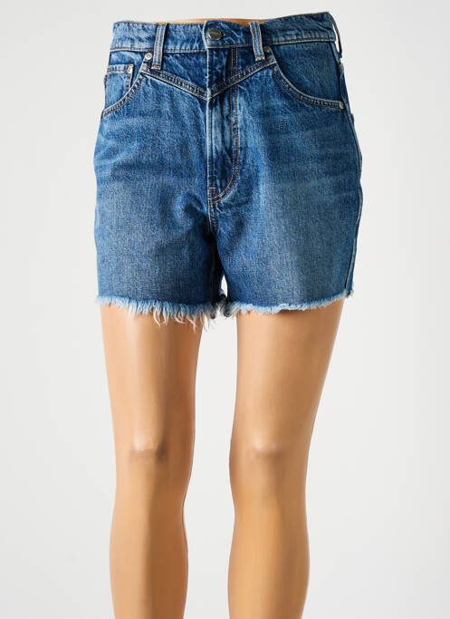 Short bleu PEPE JEANS pour femme