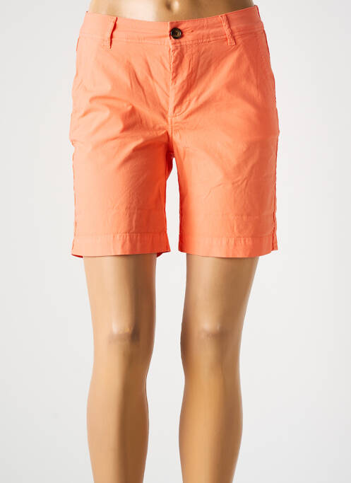 Short orange REIKO pour femme