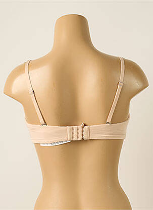 Soutien-gorge effet matière satinée haut soutien-gorge moulé chair GEMMA femme