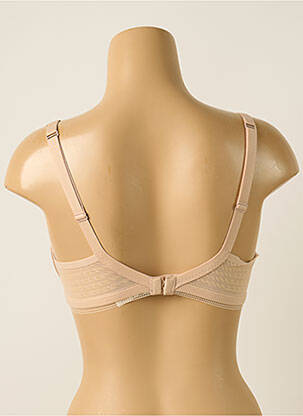 Soutien-gorge effet matière satinée haut soutien-gorge moulé beige SIMONE PERELE femme