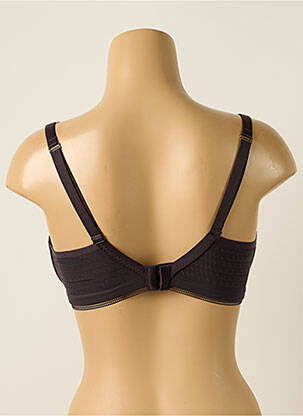 Soutien-gorge effet matière satinée haut soutien-gorge moulé noir SIMONE PERELE femme