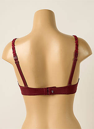 Soutien-gorge effet matière satinée haut soutien-gorge moulé rouge SIMONE PERELE femme