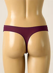 Tanga violet IMPLICITE pour femme seconde vue