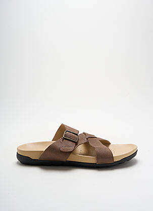 Mules/sabots fermeture boucle(s) bout ouvert marron GEOX homme