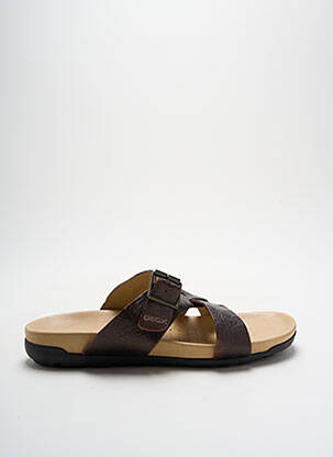 Mules/sabots fermeture boucle(s) bout ouvert marron GEOX homme