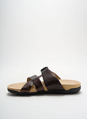 Mules/sabots fermeture boucle(s) bout ouvert marron GEOX homme