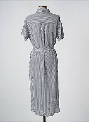 Robe mi-longue manches courtes manches courtes bleu VERO MODA femme