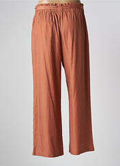 Pantalon large marron C'EST BEAU LA VIE pour femme seconde vue