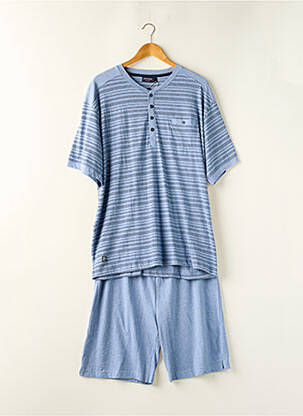 Pyjashort bleu PASTUNETTE pour homme