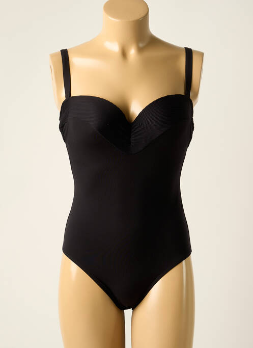 Maillot de bain 1 pièce noir EMPREINTE pour femme