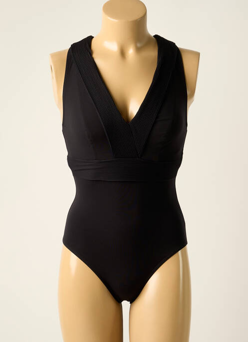 Maillot de bain 1 pièce noir EMPREINTE pour femme