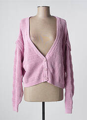 Gilet manches longues rose AMERICAN VINTAGE pour femme seconde vue