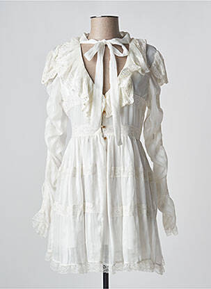 Robe courte blanc LM LULU pour femme