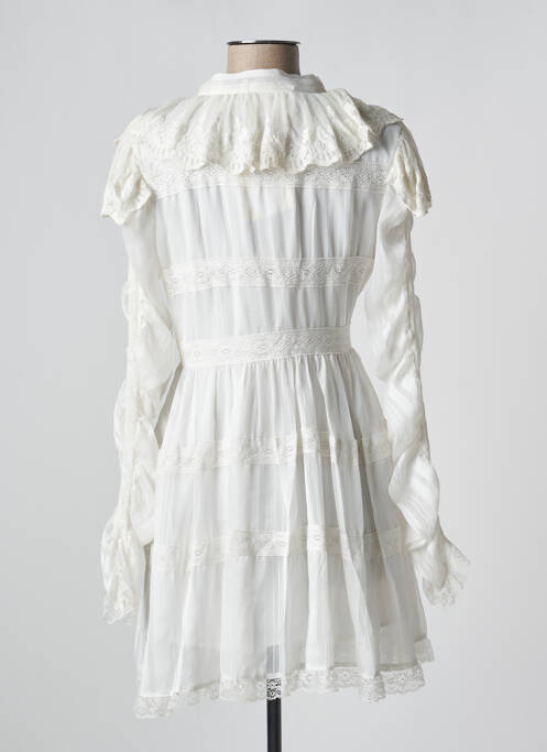 Robe courte blanc LM LULU pour femme