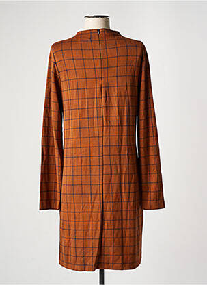 Robe mi-longue manches longues manches longues marron LE FABULEUX MARCEL DE BRUXELLES femme