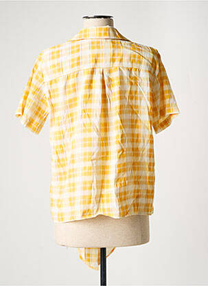 Chemisier manches courtes manches courtes jaune LE FABULEUX MARCEL DE BRUXELLES femme