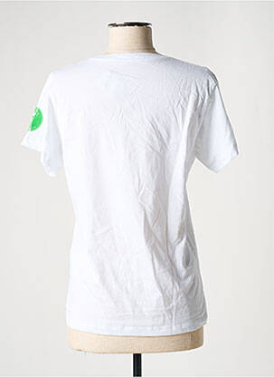 T-shirt coupe droite manches courtes blanc SAVE THE DUCK femme