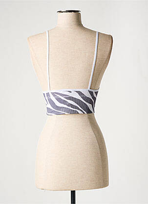 Top stretch fines bretelles gris ONLY femme