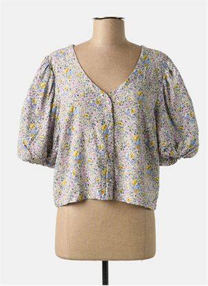 Chemisier imprimé fleurs manches 3/4 violet LEVI'S femme