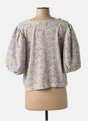 Chemisier imprimé fleurs manches 3/4 violet LEVI'S femme